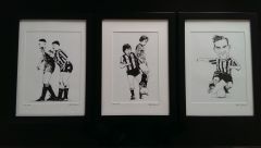 N.U.F.C PEN & INK ARTWORK